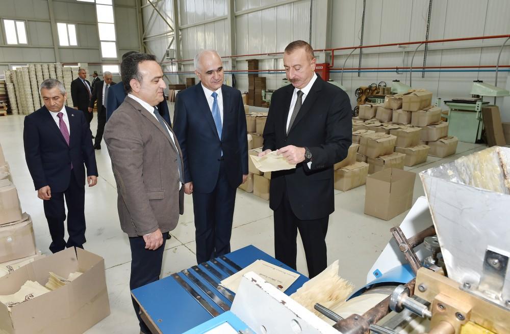 Prezident İlham Əliyev Balaxanı Sənaye Parkının açılışında iştirak edib (FOTO) (YENİLƏNİB)