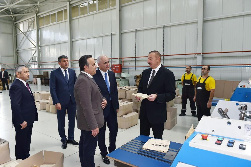 Prezident İlham Əliyev Balaxanı Sənaye Parkının açılışında iştirak edib (FOTO) (YENİLƏNİB)