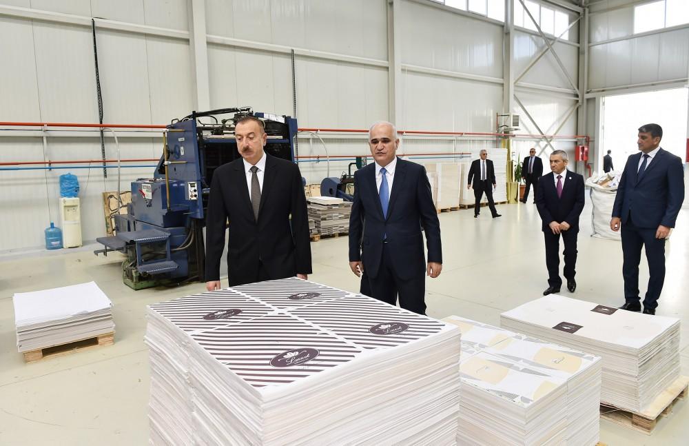 Prezident İlham Əliyev Balaxanı Sənaye Parkının açılışında iştirak edib (FOTO) (YENİLƏNİB)