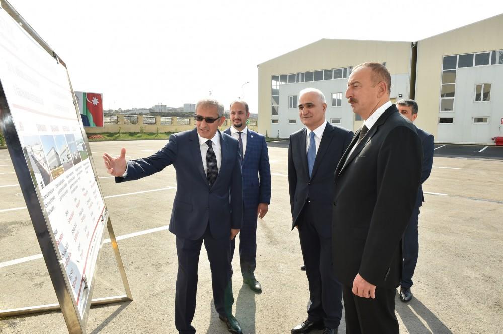 Prezident İlham Əliyev Balaxanı Sənaye Parkının açılışında iştirak edib (FOTO) (YENİLƏNİB)