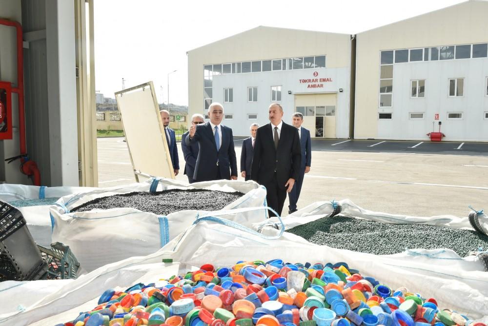 Prezident İlham Əliyev Balaxanı Sənaye Parkının açılışında iştirak edib (FOTO) (YENİLƏNİB)
