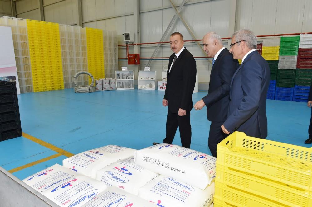 Prezident İlham Əliyev Balaxanı Sənaye Parkının açılışında iştirak edib (FOTO) (YENİLƏNİB)