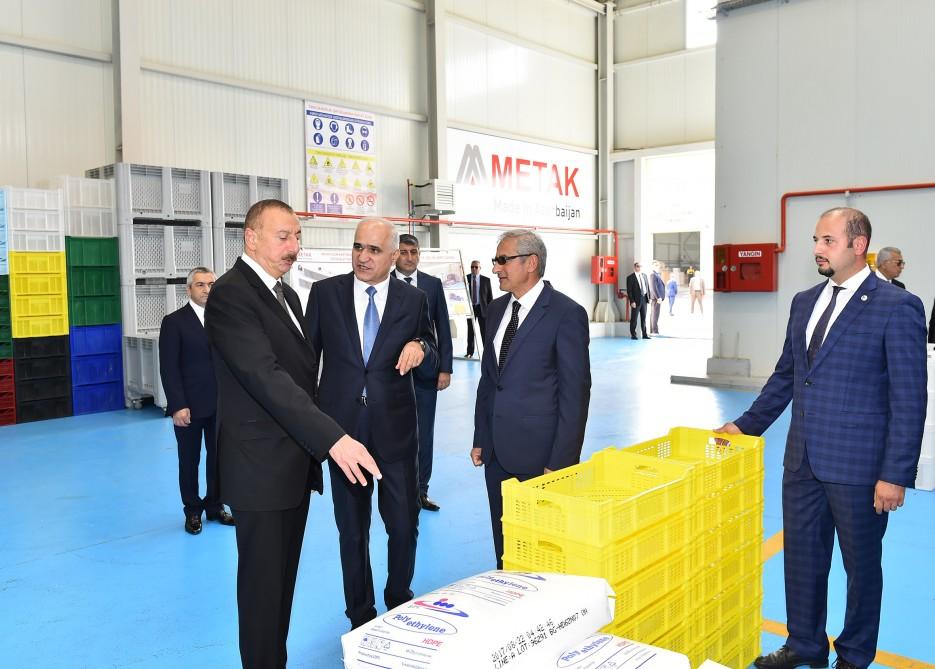 Prezident İlham Əliyev Balaxanı Sənaye Parkının açılışında iştirak edib (FOTO) (YENİLƏNİB)