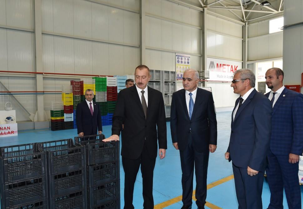 Prezident İlham Əliyev Balaxanı Sənaye Parkının açılışında iştirak edib (FOTO) (YENİLƏNİB)