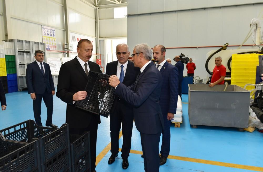 Prezident İlham Əliyev Balaxanı Sənaye Parkının açılışında iştirak edib (FOTO) (YENİLƏNİB)