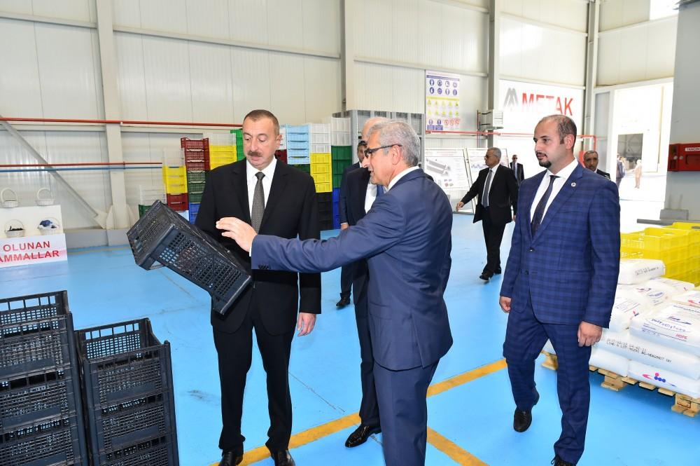 Prezident İlham Əliyev Balaxanı Sənaye Parkının açılışında iştirak edib (FOTO) (YENİLƏNİB)