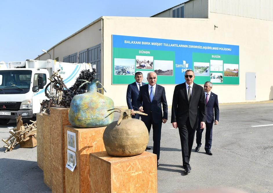 Prezident İlham Əliyev Balaxanı Sənaye Parkının açılışında iştirak edib (FOTO) (YENİLƏNİB)