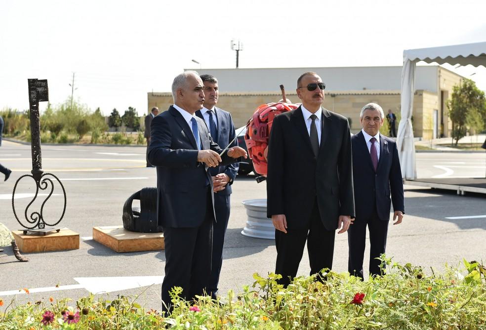 Prezident İlham Əliyev Balaxanı Sənaye Parkının açılışında iştirak edib (FOTO) (YENİLƏNİB)