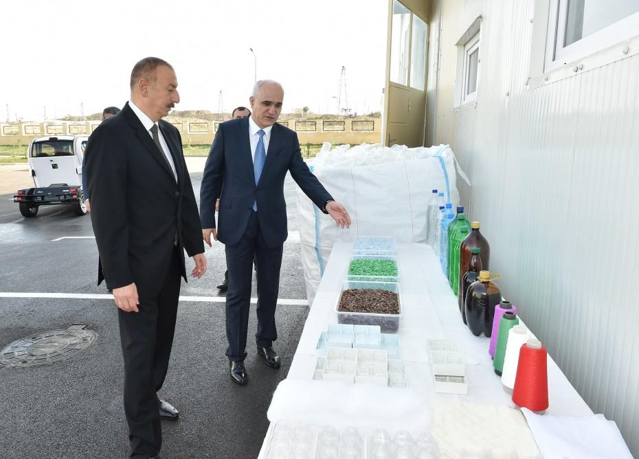 Prezident İlham Əliyev Balaxanı Sənaye Parkının açılışında iştirak edib (FOTO) (YENİLƏNİB)