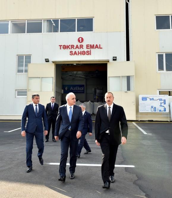 Prezident İlham Əliyev Balaxanı Sənaye Parkının açılışında iştirak edib (FOTO) (YENİLƏNİB)