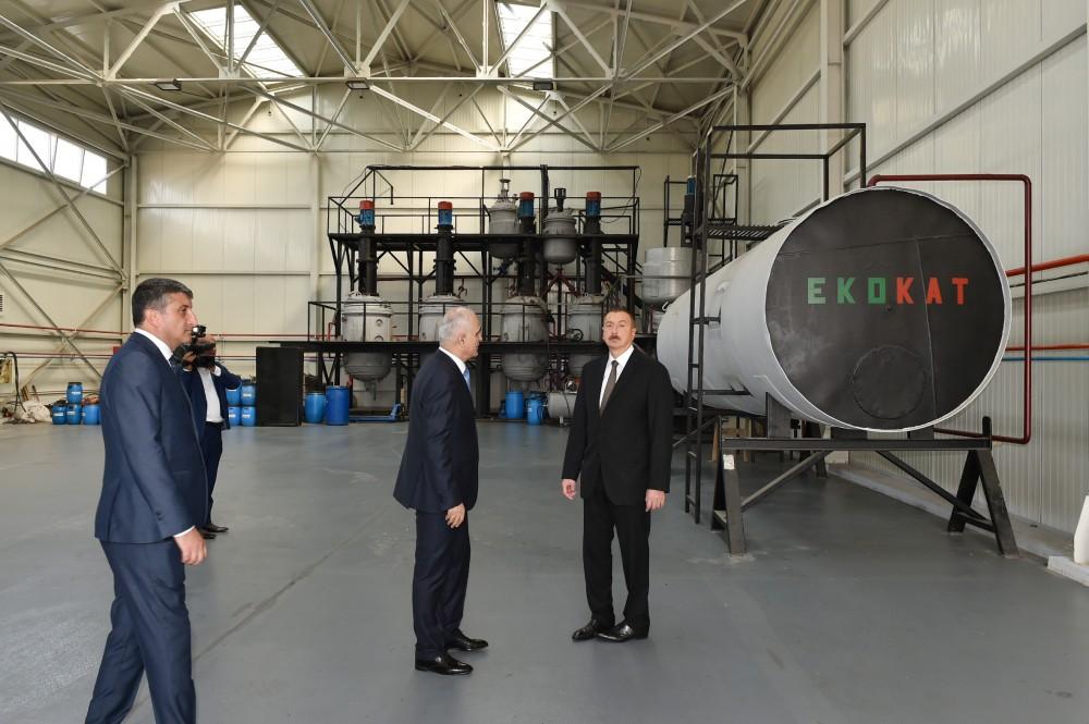 Prezident İlham Əliyev Balaxanı Sənaye Parkının açılışında iştirak edib (FOTO) (YENİLƏNİB)
