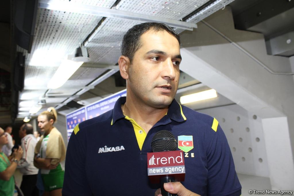 Voleybol yığmamızın məşqçisi: Azarkeşlərin dəstəyi inanılmaz atmosfer yaratdı