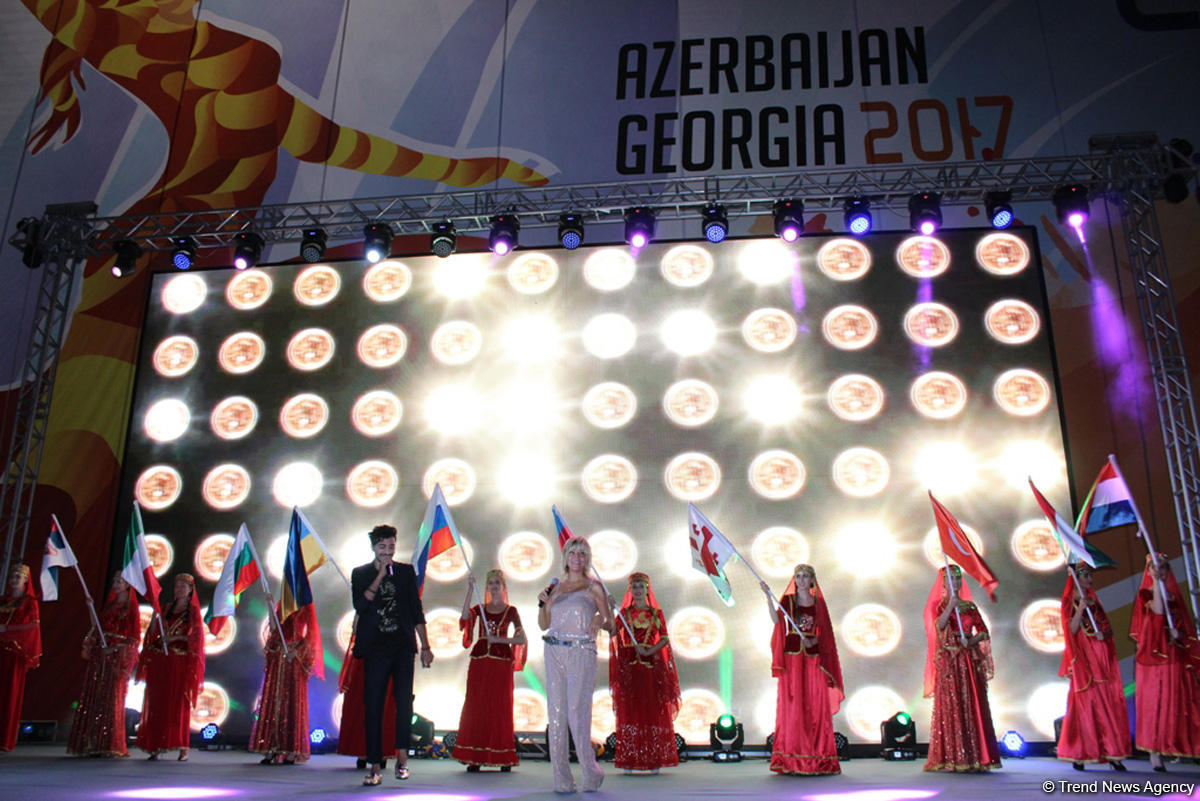 Bakıda voleybol üzrə Avropa çempionatının açılışı keçirilib (FOTO/VİDEO)