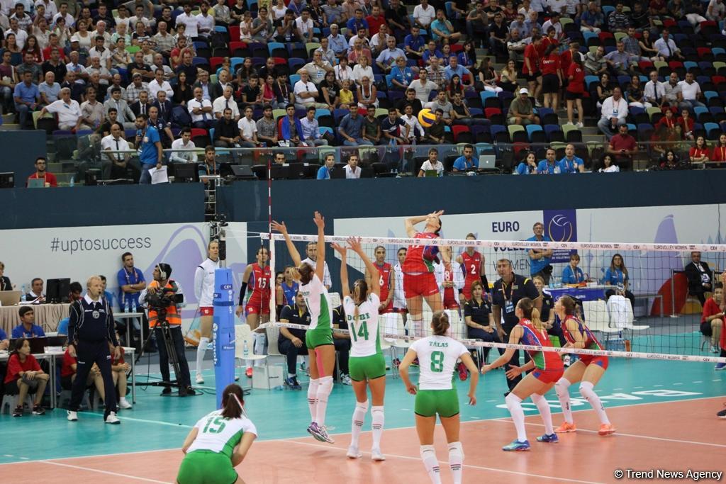 Azərbaycan voleybolçuları Avropa çempionatında ilk oyunu qələbə ilə başa vurublar (FOTO)