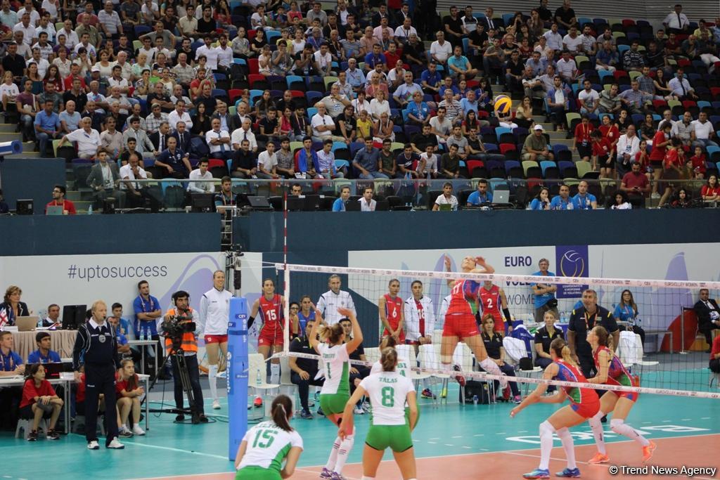 Azərbaycan voleybolçuları Avropa çempionatında ilk oyunu qələbə ilə başa vurublar (FOTO)