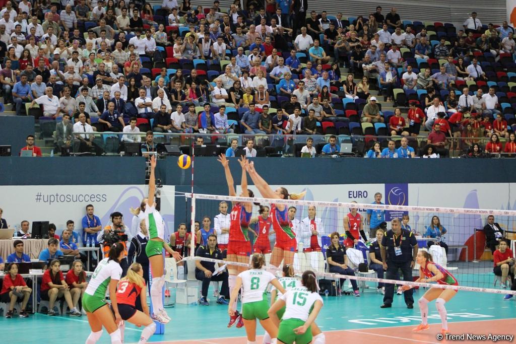 Azərbaycan voleybolçuları Avropa çempionatında ilk oyunu qələbə ilə başa vurublar (FOTO)