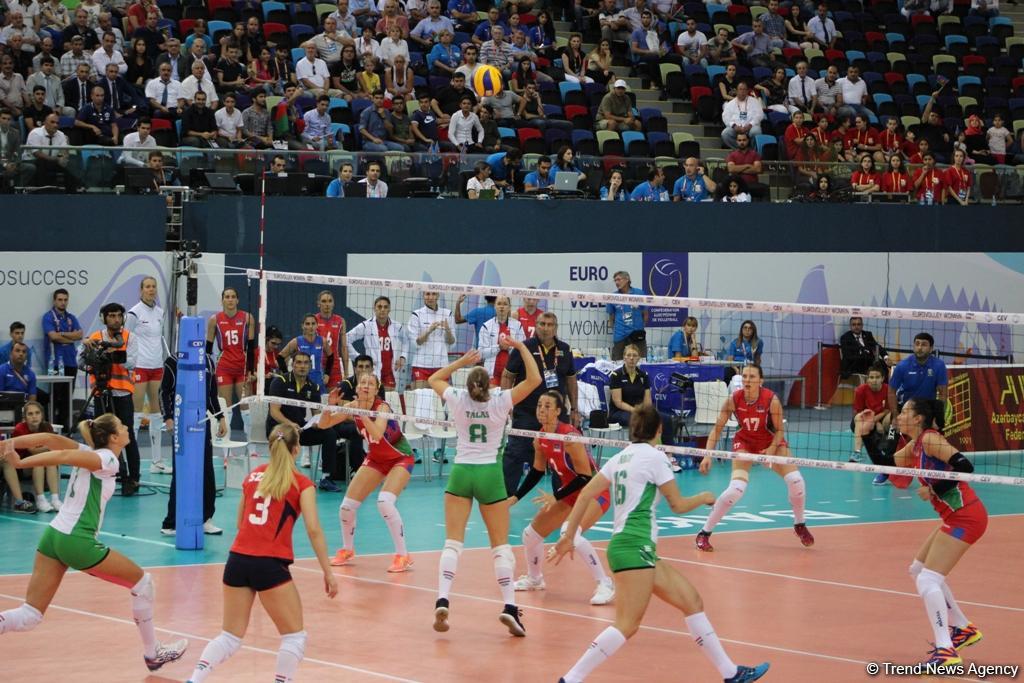 Azərbaycan voleybolçuları Avropa çempionatında ilk oyunu qələbə ilə başa vurublar (FOTO)