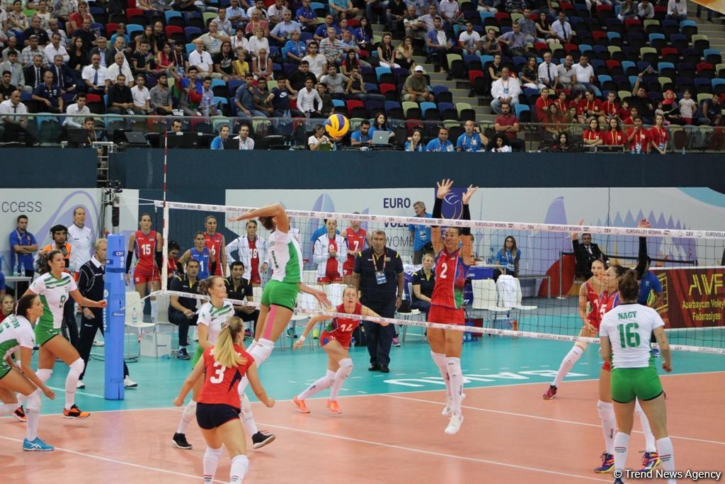 Azərbaycan voleybolçuları Avropa çempionatında ilk oyunu qələbə ilə başa vurublar (FOTO)
