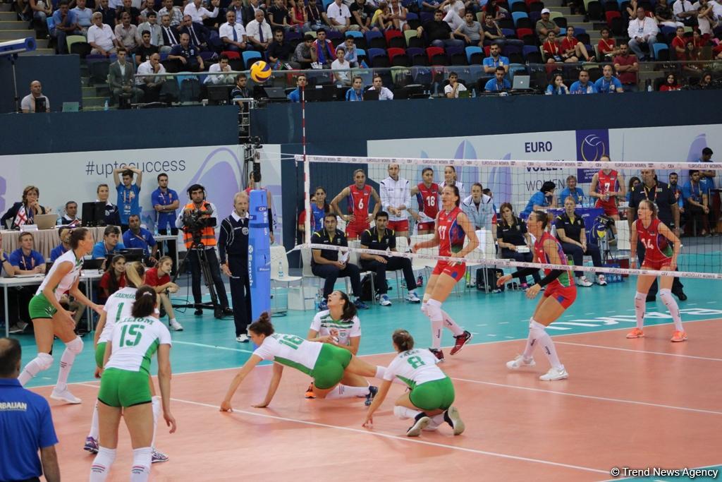 Azərbaycan voleybolçuları Avropa çempionatında ilk oyunu qələbə ilə başa vurublar (FOTO)