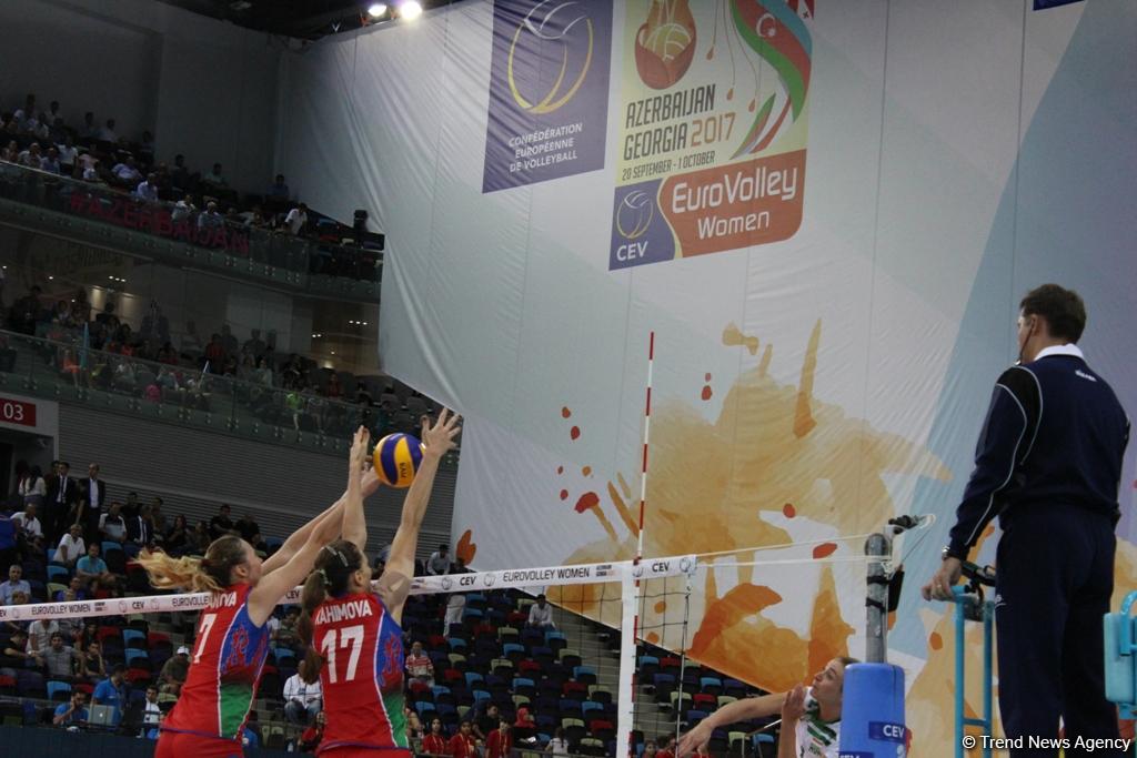 Azərbaycan voleybolçuları Avropa çempionatında ilk oyunu qələbə ilə başa vurublar (FOTO)