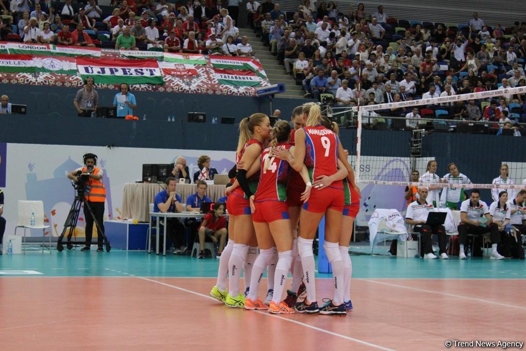 Azərbaycan voleybolçuları Avropa çempionatında ilk oyunu qələbə ilə başa vurublar (FOTO)