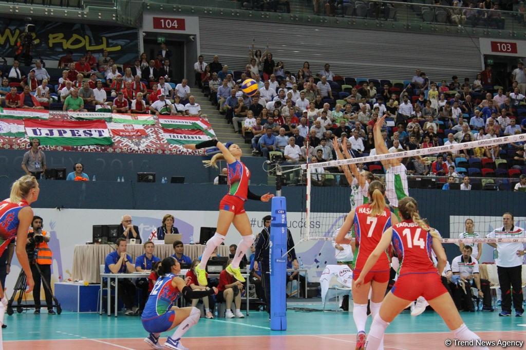 Azərbaycan voleybolçuları Avropa çempionatında ilk oyunu qələbə ilə başa vurublar (FOTO)