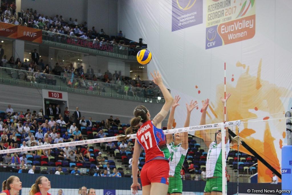 Azərbaycan voleybolçuları Avropa çempionatında ilk oyunu qələbə ilə başa vurublar (FOTO)