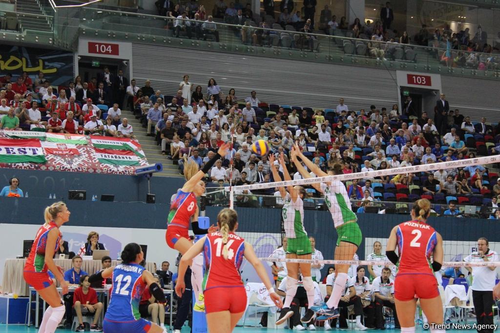 Azərbaycan voleybolçuları Avropa çempionatında ilk oyunu qələbə ilə başa vurublar (FOTO)