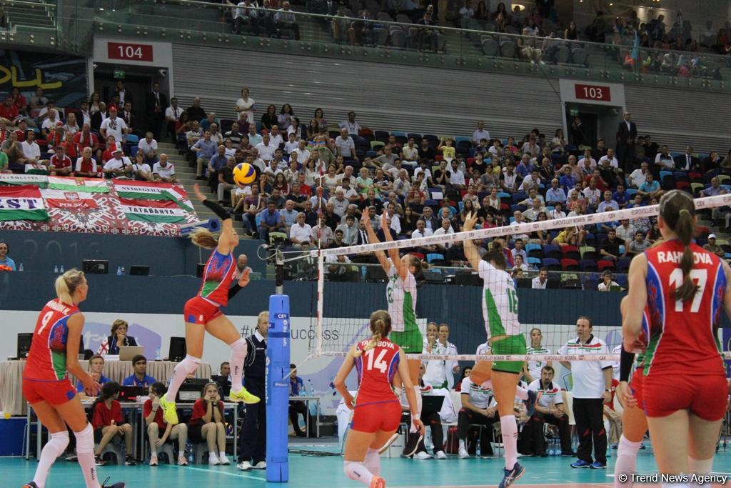 Azərbaycan voleybolçuları Avropa çempionatında ilk oyunu qələbə ilə başa vurublar (FOTO)
