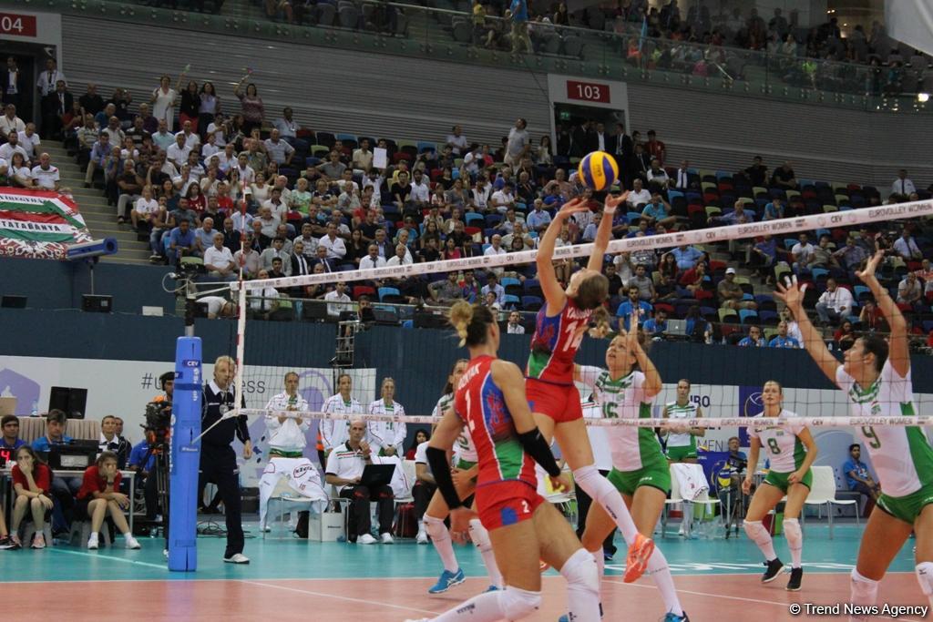 Azərbaycan voleybolçuları Avropa çempionatında ilk oyunu qələbə ilə başa vurublar (FOTO)