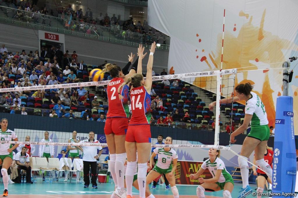 Azərbaycan voleybolçuları Avropa çempionatında ilk oyunu qələbə ilə başa vurublar (FOTO)