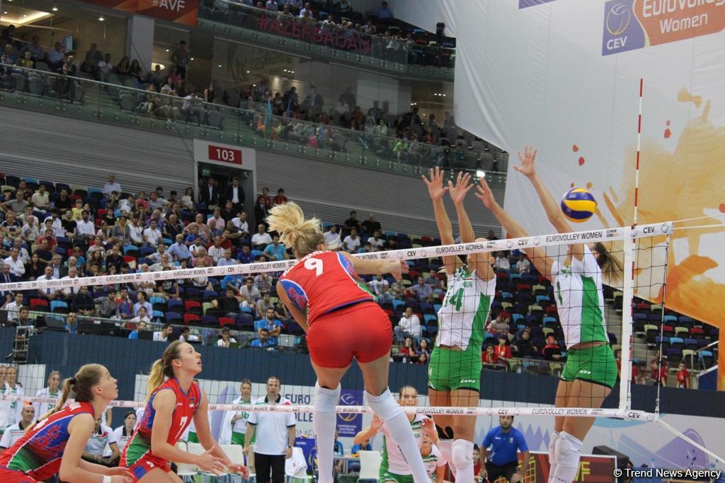 Azərbaycan voleybolçuları Avropa çempionatında ilk oyunu qələbə ilə başa vurublar (FOTO)