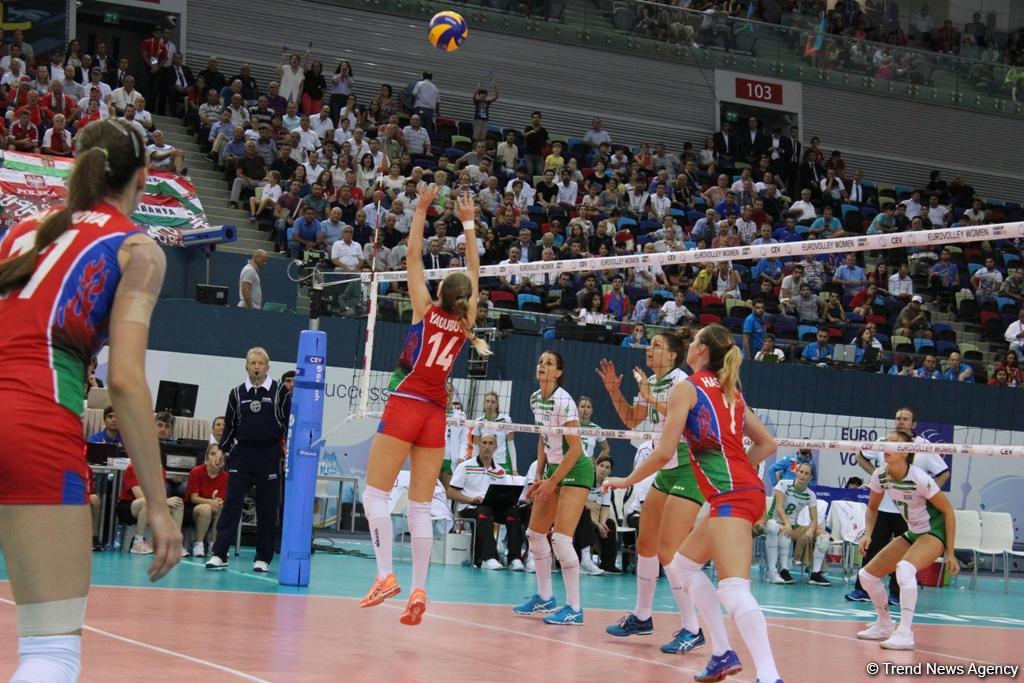 Azərbaycan voleybolçuları Avropa çempionatında ilk oyunu qələbə ilə başa vurublar (FOTO)
