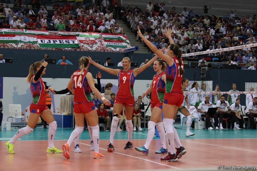 Azərbaycan voleybolçuları Avropa çempionatında ilk oyunu qələbə ilə başa vurublar (FOTO)