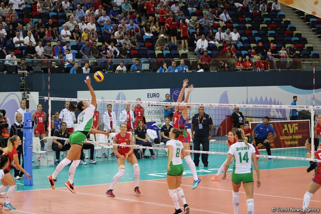 Azərbaycan voleybolçuları Avropa çempionatında ilk oyunu qələbə ilə başa vurublar (FOTO)