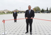 Azərbaycan Prezidenti Salyanda Bayraq Muzeyinin açılışında iştirak edib (FOTO)