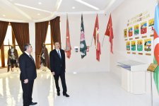 Azərbaycan Prezidenti Salyanda Bayraq Muzeyinin açılışında iştirak edib (FOTO)