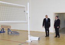 Prezident İlham Əliyev Salyan şəhər 2 saylı tam orta məktəbin yeni binasının açılışında iştirak edib (FOTO)