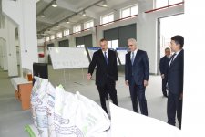 Prezident İlham Əliyev Neftçala Sənaye Məhəlləsinin açılışında iştirak edib (YENİLƏNİB) (FOTO)