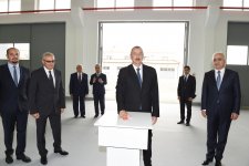 Prezident İlham Əliyev Neftçala Sənaye Məhəlləsinin açılışında iştirak edib (YENİLƏNİB) (FOTO)