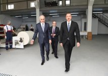 Prezident İlham Əliyev Neftçala Sənaye Məhəlləsinin açılışında iştirak edib (YENİLƏNİB) (FOTO)