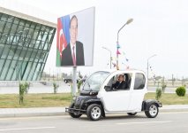 Prezident İlham Əliyev Neftçala Sənaye Məhəlləsinin açılışında iştirak edib (YENİLƏNİB) (FOTO)
