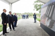 Prezident İlham Əliyev Neftçala rayonunun əkin sahələrinə suvarma suyunun verilməsi mərasimində iştirak edib (FOTO)