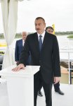 Prezident İlham Əliyev Neftçala rayonunun əkin sahələrinə suvarma suyunun verilməsi mərasimində iştirak edib (FOTO)