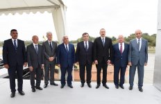 Prezident İlham Əliyev Neftçala rayonunun əkin sahələrinə suvarma suyunun verilməsi mərasimində iştirak edib (FOTO)