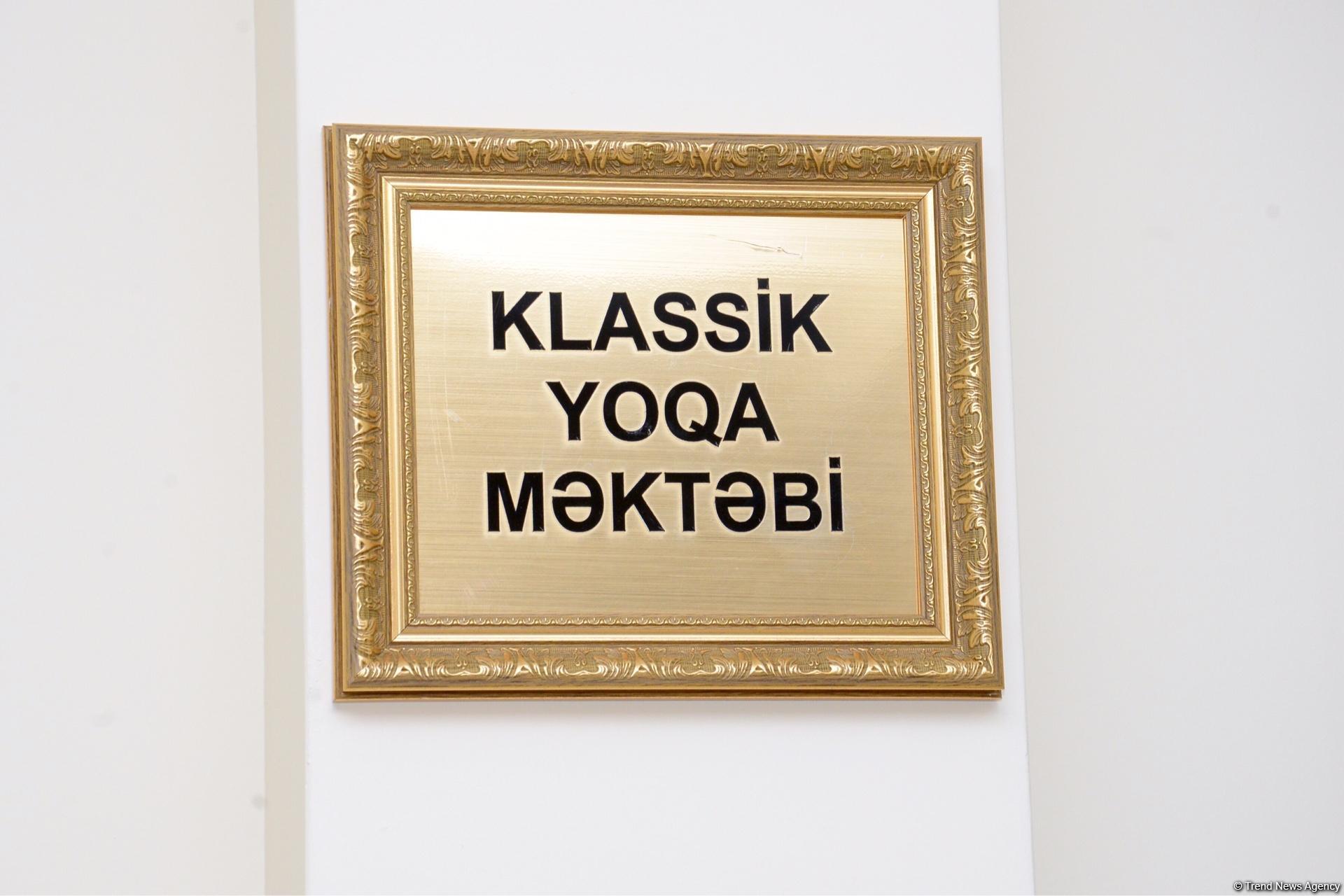 Bakıda “Klassik Yoqa Məktəbi” açılıb (FOTO)