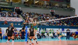 Azərbaycanın voleybol üzrə milli komandası dörddəbir finala yüksəlib (FOTO)