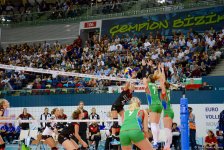 Azərbaycanın voleybol üzrə milli komandası dörddəbir finala yüksəlib (FOTO)