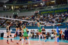 Azərbaycanın voleybol üzrə milli komandası dörddəbir finala yüksəlib (FOTO)