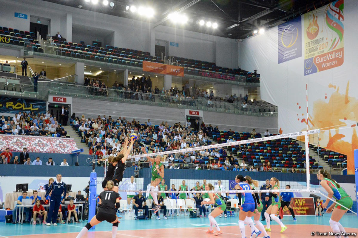 Azərbaycanın voleybol üzrə milli komandası dörddəbir finala yüksəlib (FOTO)